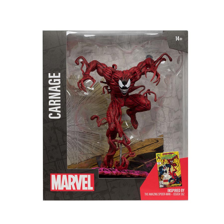 McFarlane Marvel Wave 4 Amazing Spider-Man 362 Carnage 1/10 Scale Figurine