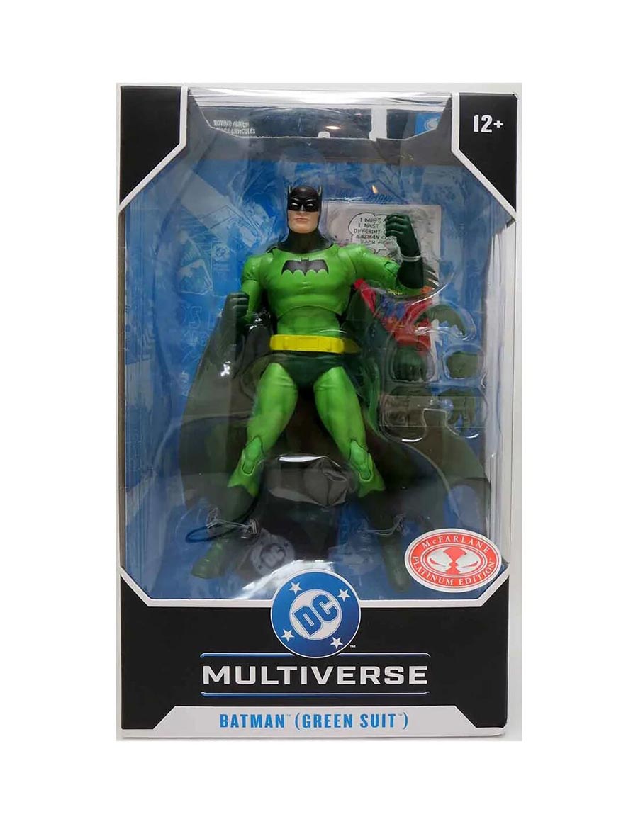DC Multiverse Paltinum Edition Batman Green Suit 7-Inch Scale Action Figure