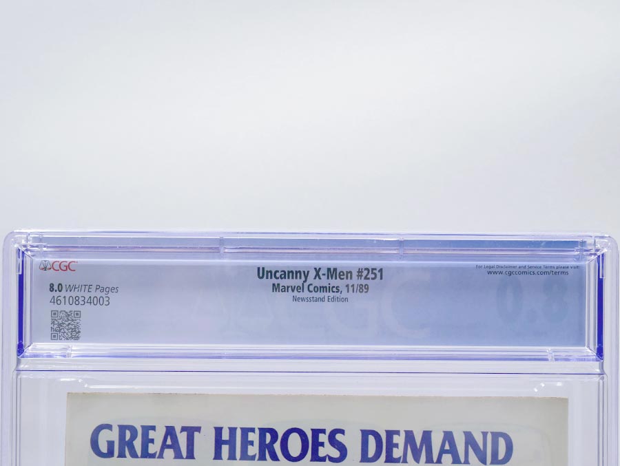 Uncanny X-Men #251 Cover B CGC 8.0