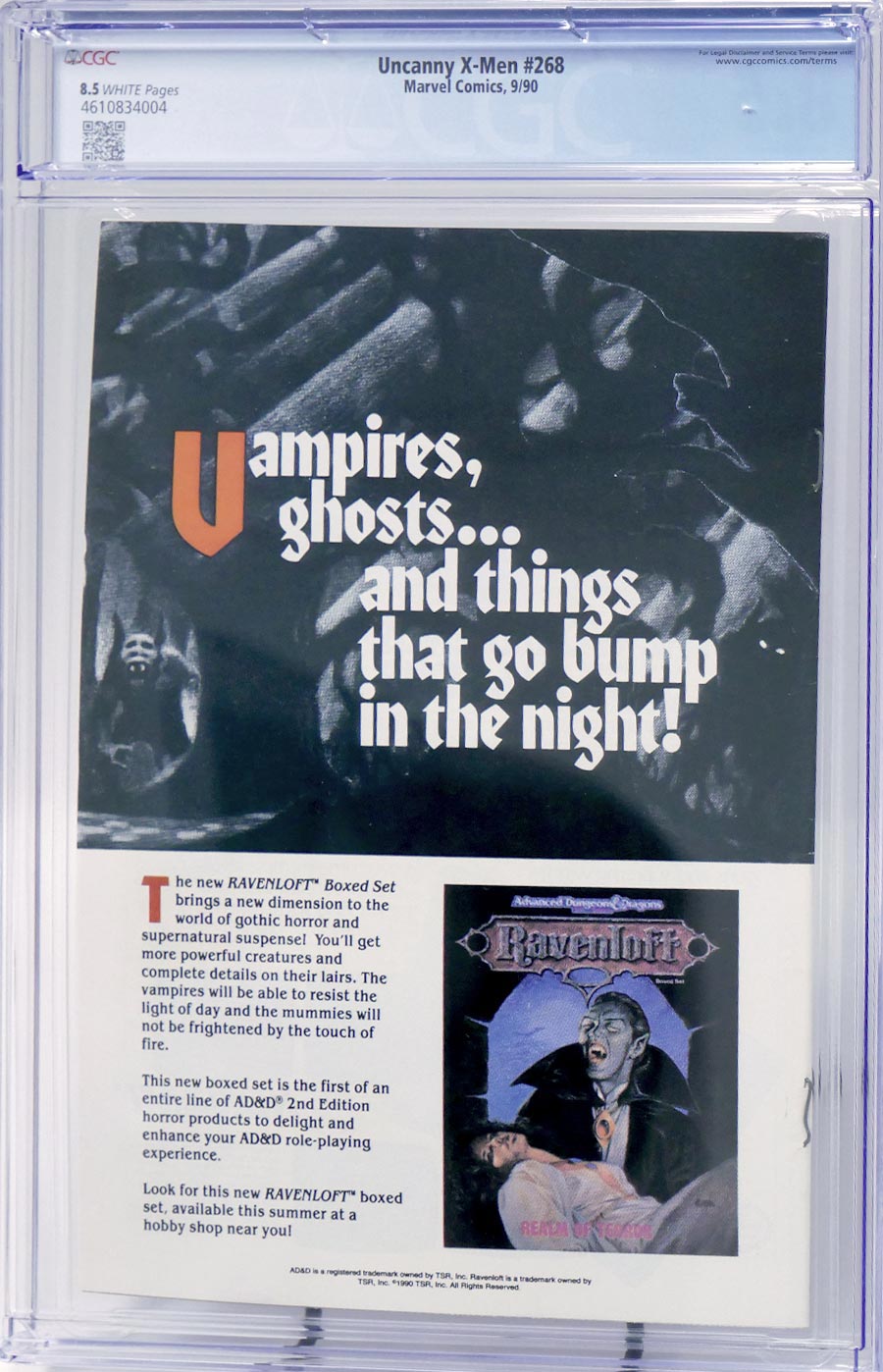 Uncanny X-Men #268 Cover G 1st Ptg CGC 8.5