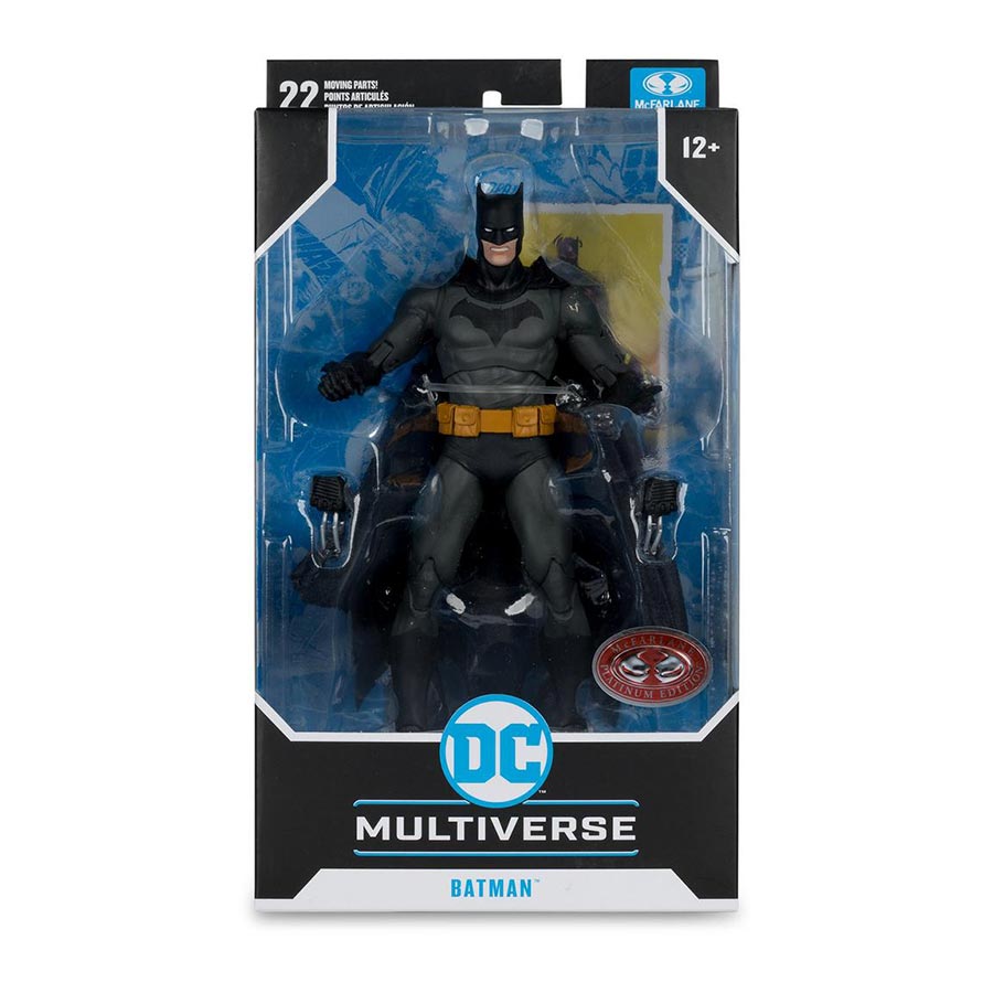 DC McFarlane Collector Edition Wave 4 Batman The Cowardly Lot Platinum Editon Chase 7-Inch Scale Action Figure