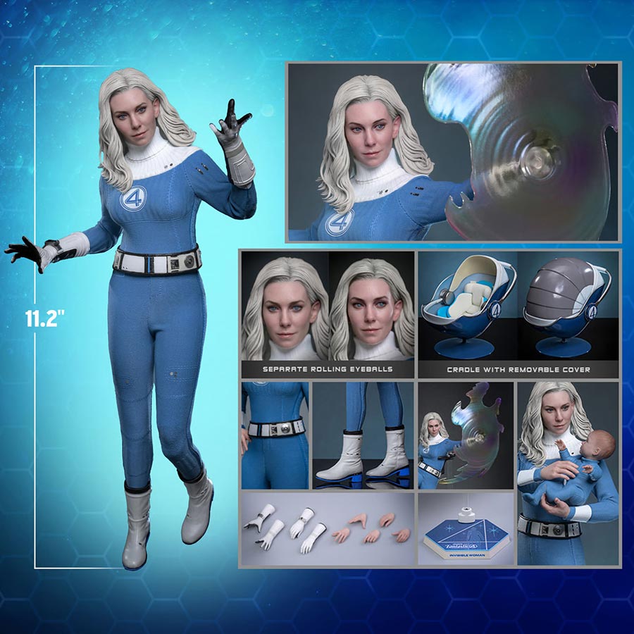 Marvel Fantastic Four First Steps Invisible Woman Sixth Scale Figure