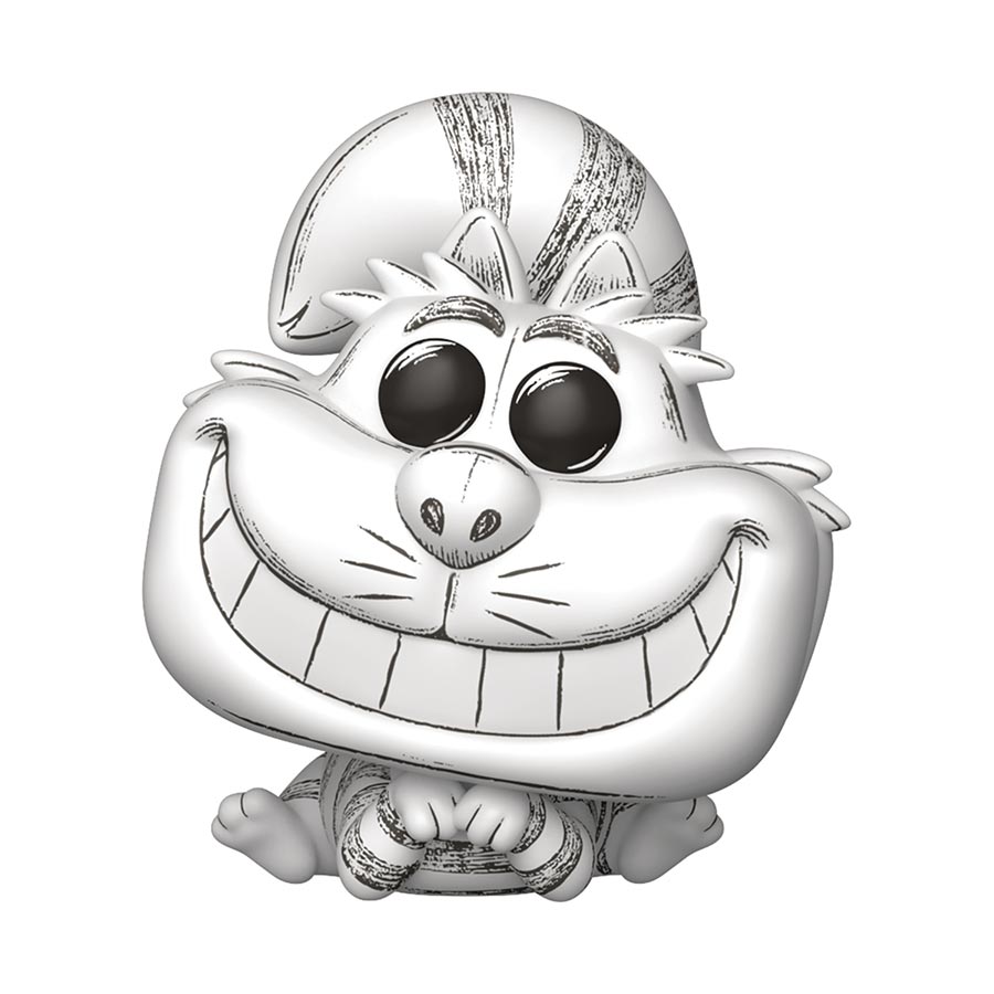 POP Disney Alice In Wonderland Cheshire Cat Sketched Deco Vinyl Figure