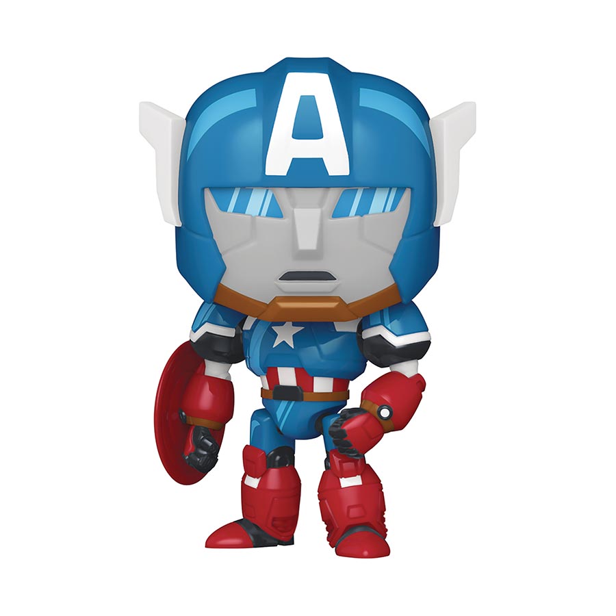 POP Marvel What If Captain America Mech Vinyl Bobble Head