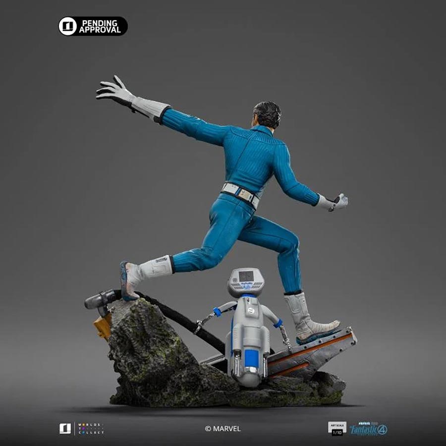 Fantastic Four First Steps Mr Fantastic With H.E.R.B.I.E. 1/10 Scale Art Limited Edition Statue
