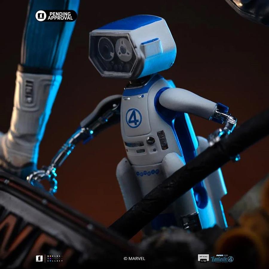 Fantastic Four First Steps Mr Fantastic With H.E.R.B.I.E. 1/10 Scale Art Limited Edition Statue