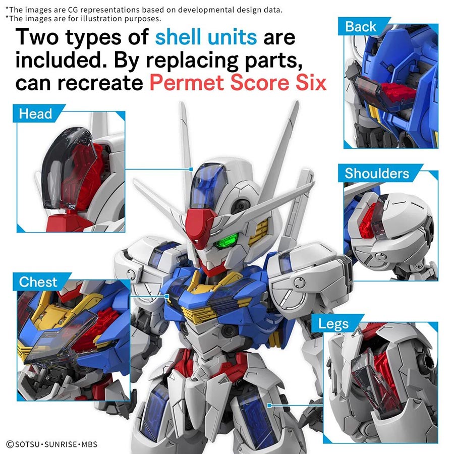 Gundam Master Grade SD - XVX-016 Gundam Ariel