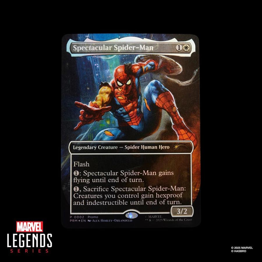 Marvel Legends Magic The Gathering Battle-Damaged Spider-Man 6-Inch Action Figure