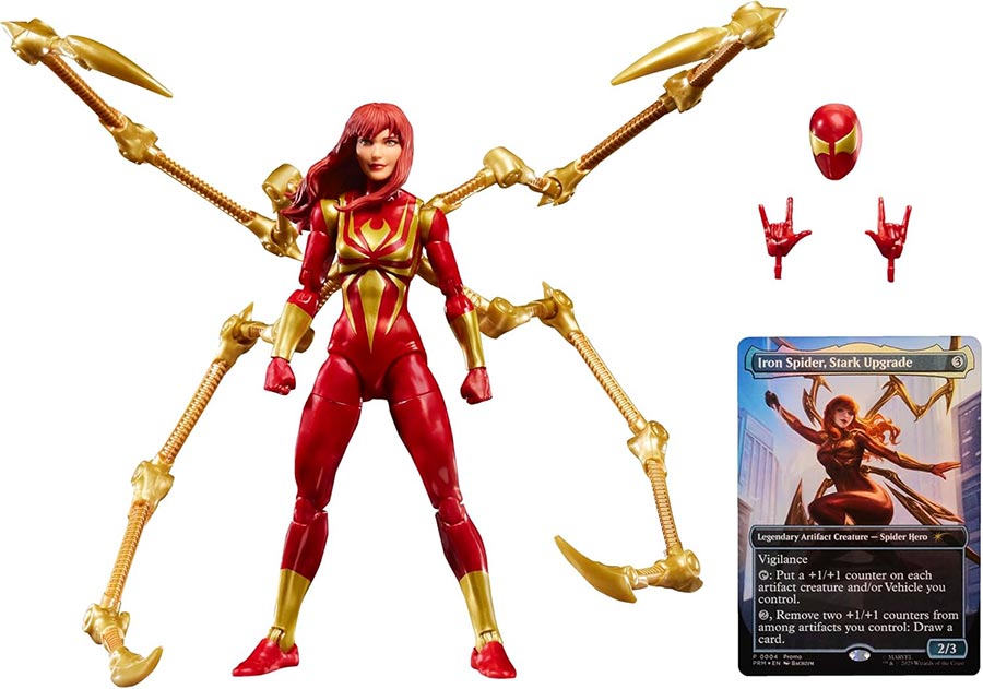 Marvel Legends Magic The Gathering Mary Jane Watson (Iron Spider) 6-Inch Action Figure