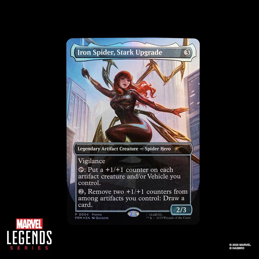 Marvel Legends Magic The Gathering Mary Jane Watson (Iron Spider) 6-Inch Action Figure
