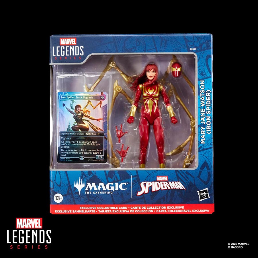 Marvel Legends Magic The Gathering Mary Jane Watson (Iron Spider) 6-Inch Action Figure