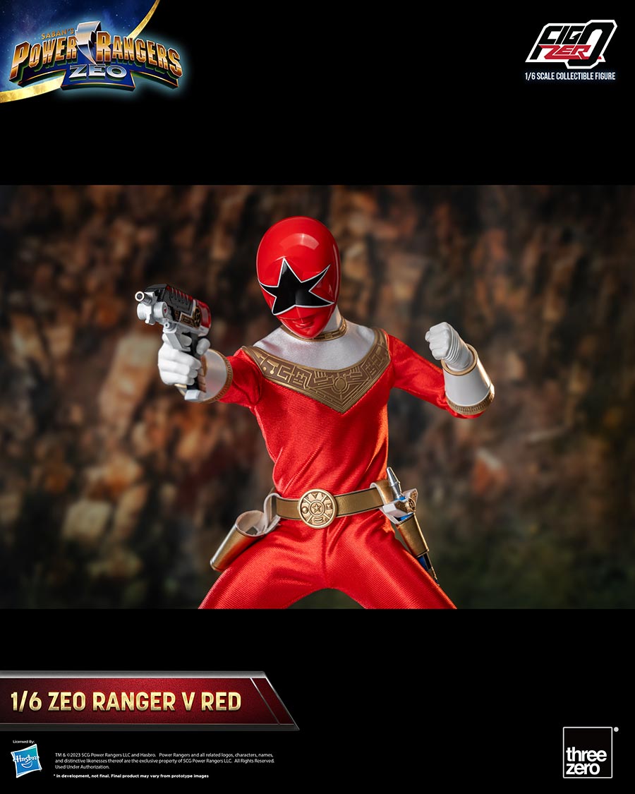 Power Rangers Zeo FigZero Zeo Ranger V Red 1/6 Scale Action Figure