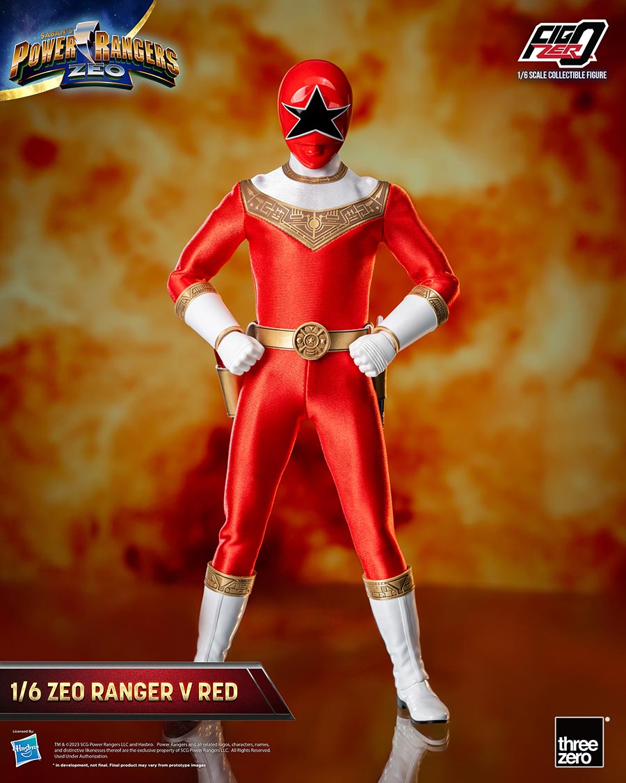 Power Rangers Zeo FigZero Zeo Ranger V Red 1/6 Scale Action Figure