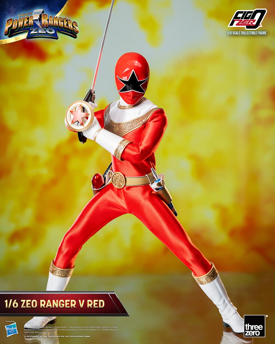 Power Rangers Zeo FigZero Zeo Ranger V Red 1/6 Scale Action Figure