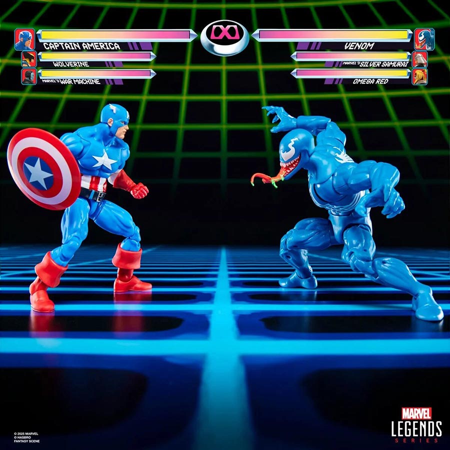 Marvel Legends Gamerverse Captain America vs Venom 6-Inch Action Figure