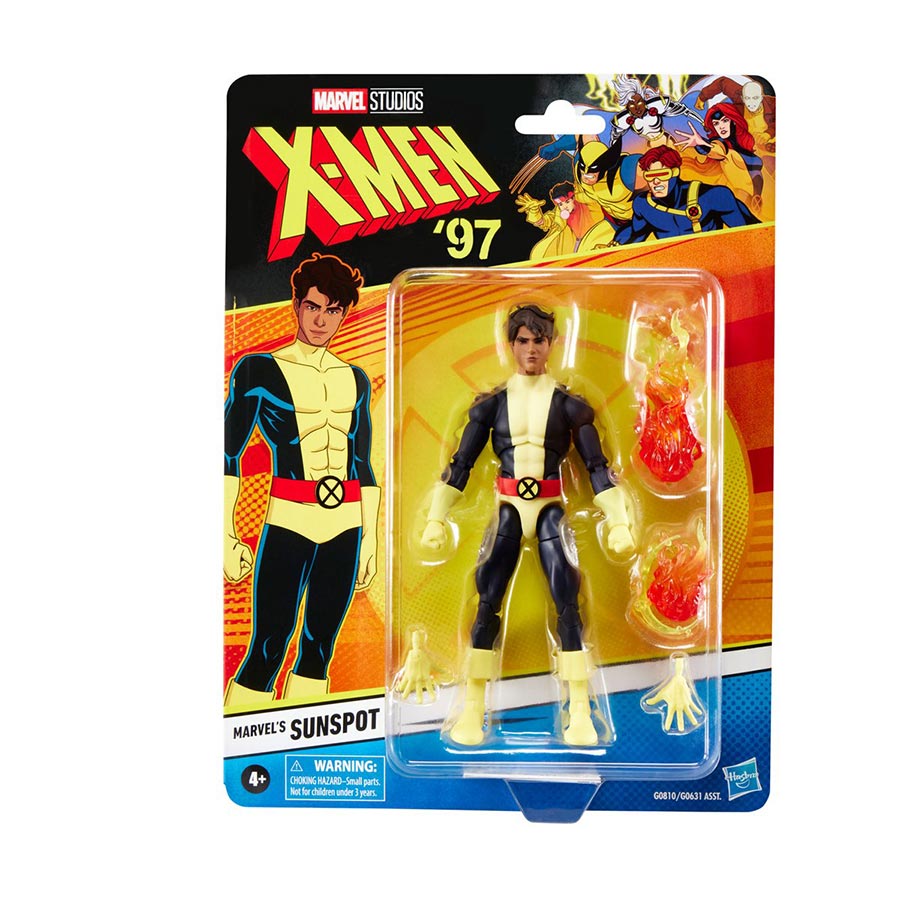 Marvel Legends X-Men 97 Sunspot 6-Inch Action Figure