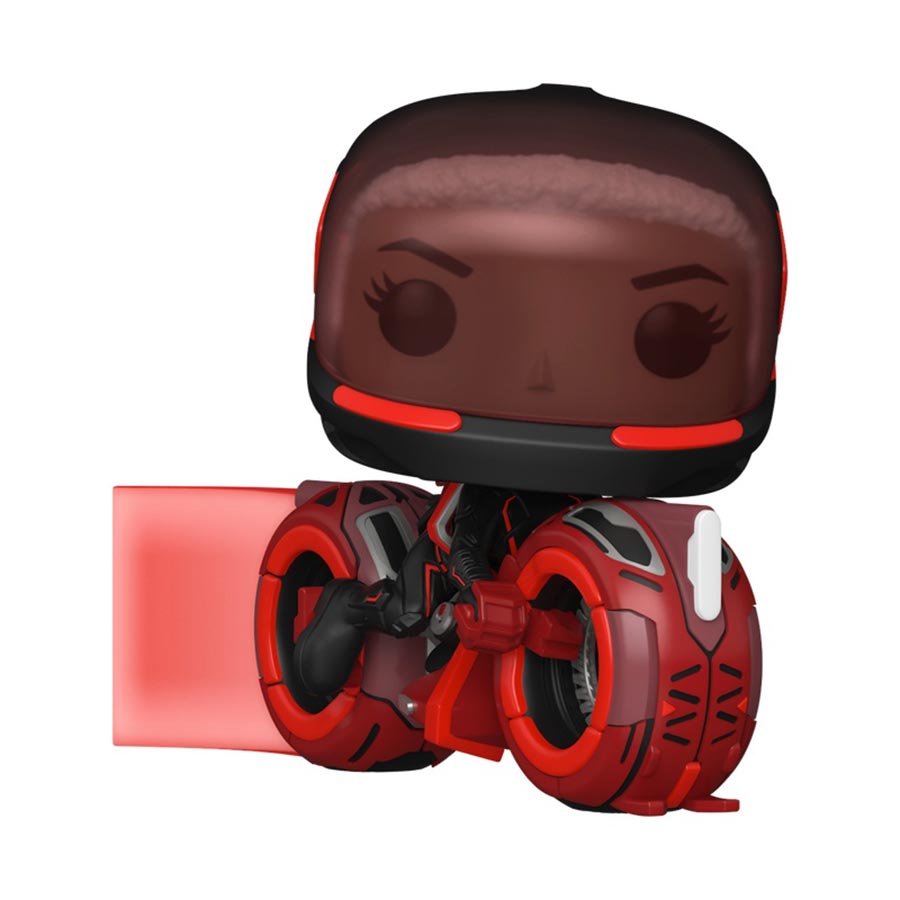 POP Ride Tron Ares Athena With Light Cycle Vinyl Figure
