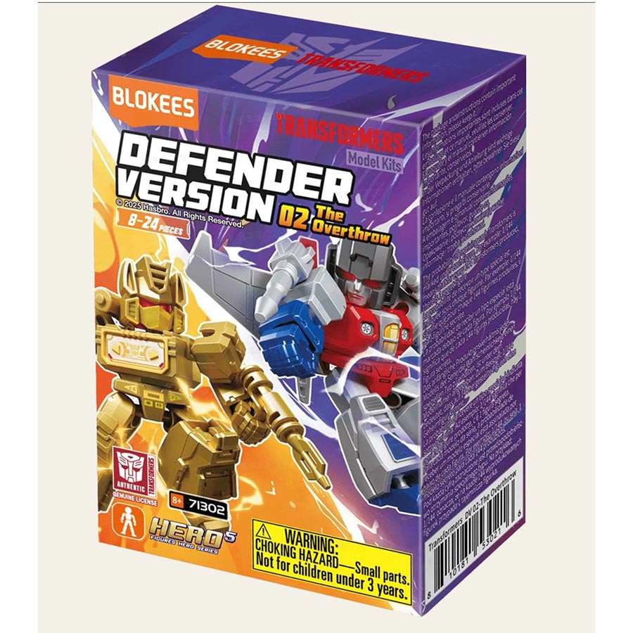 Blokees Transformers Defender Version 02 The Overthrow Blind Mini Model Kit