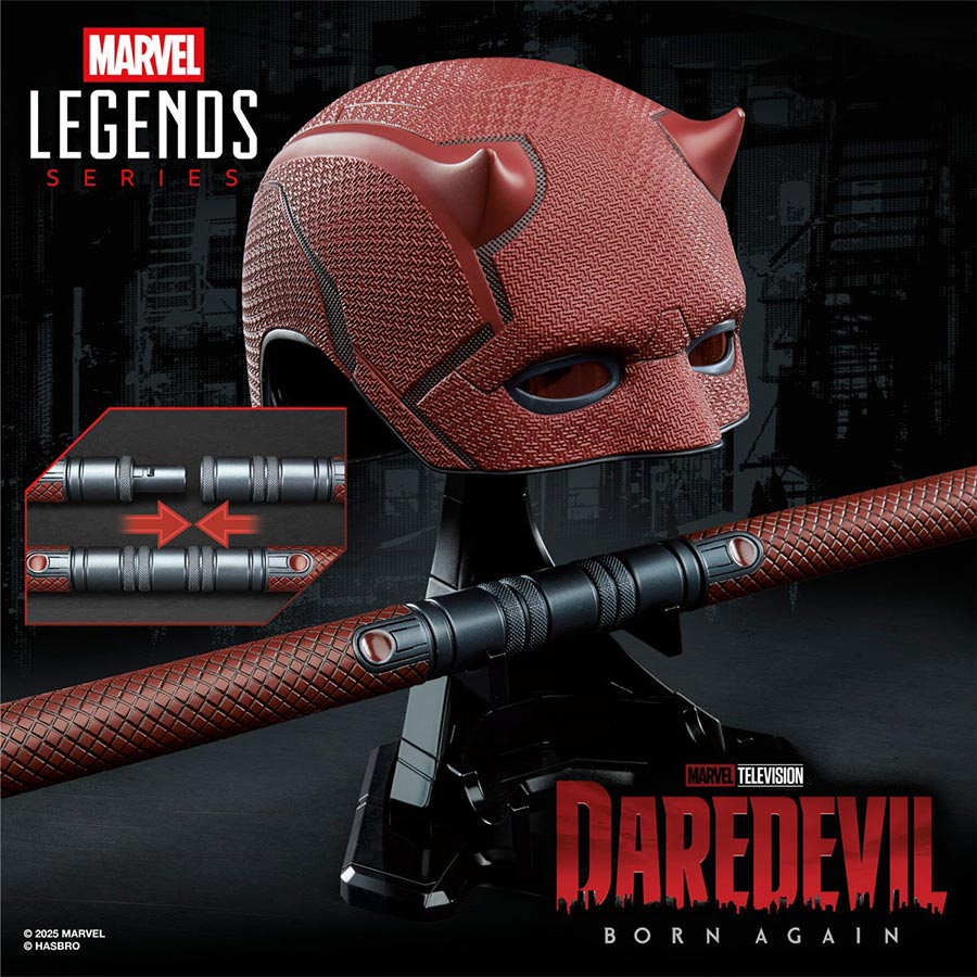 Marvel Legends Daredevil Born Again Cowl And Batons Prop Replica