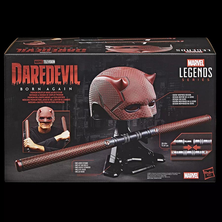 Marvel Legends Daredevil Born Again Cowl And Batons Prop Replica