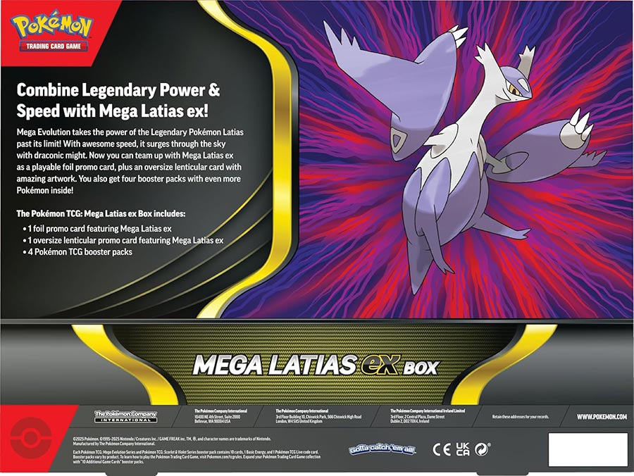 Pokemon Mega Latias EX Box