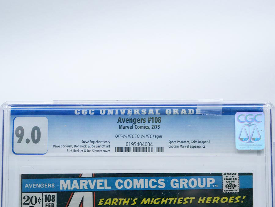 Avengers #108 Cover B CGC 9.0