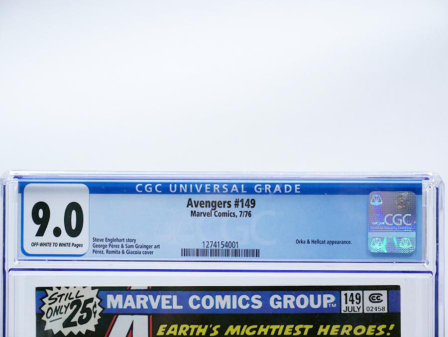 Avengers #149 Cover C 25-Cent Regular Edition CGC 9.0