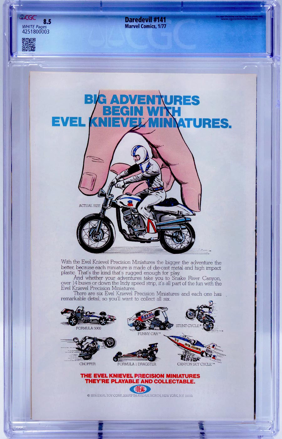 Daredevil #141 Cover B CGC 8.5