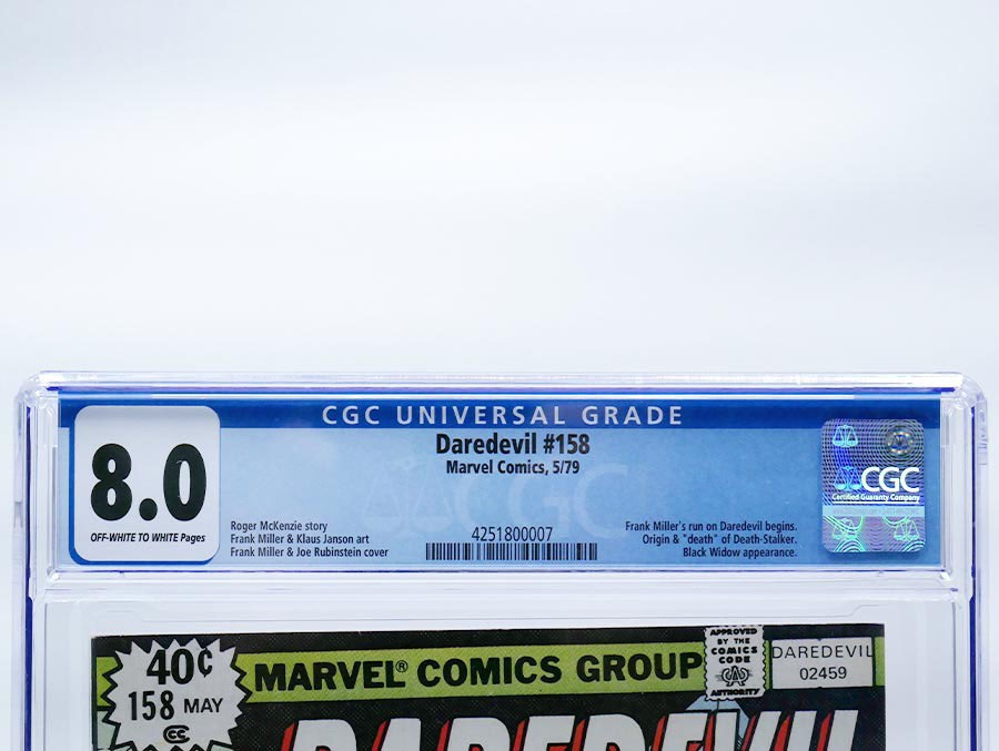Daredevil #158 Cover B CGC 8.0