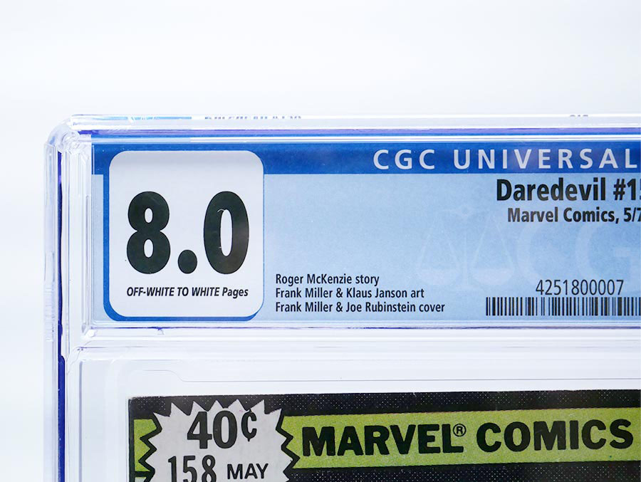 Daredevil #158 Cover B CGC 8.0