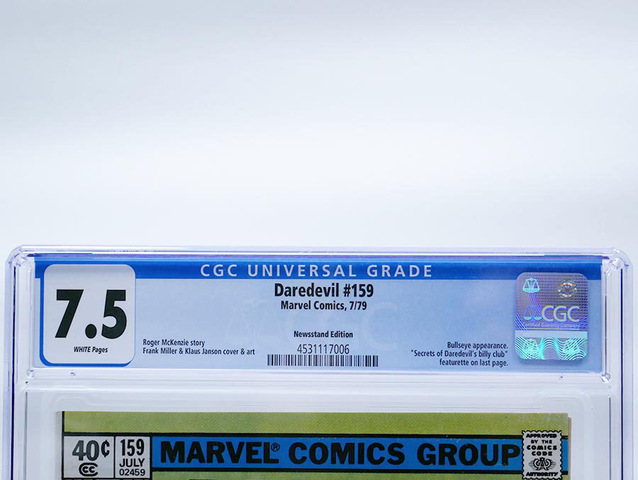 Daredevil #159 Cover B Newsstand Edition CGC 7.5