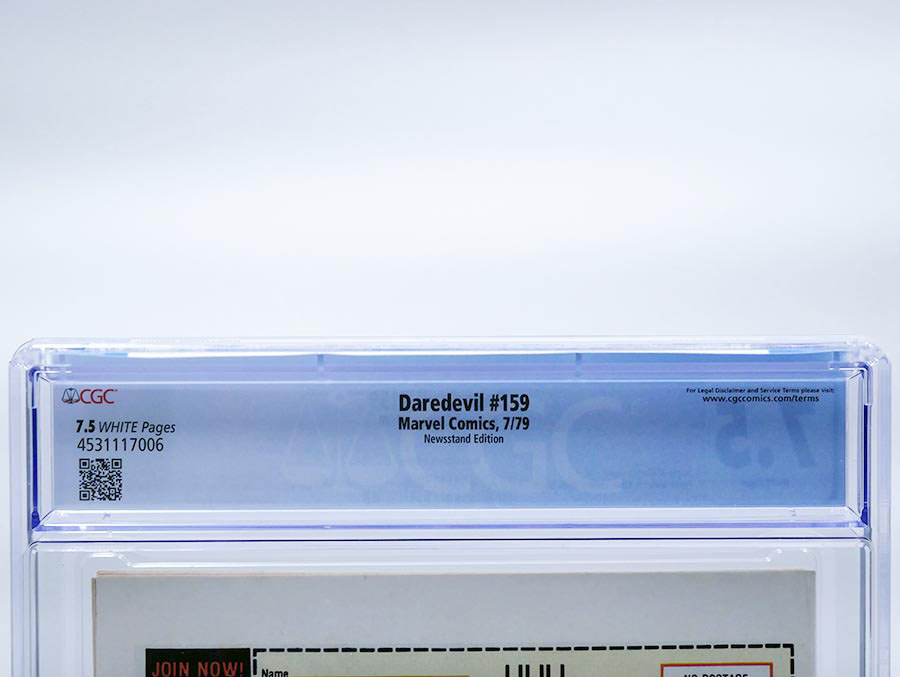 Daredevil #159 Cover B Newsstand Edition CGC 7.5