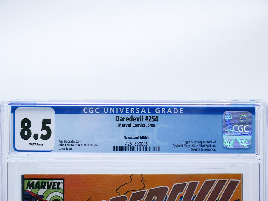 Daredevil #254 Cover B Newsstand Edition CGC 8.5
