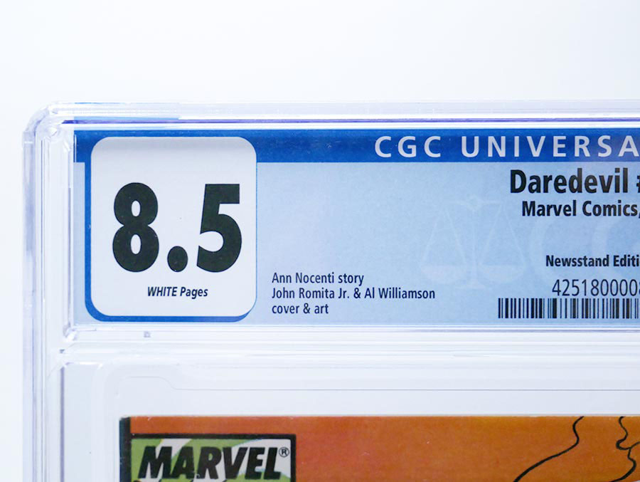 Daredevil #254 Cover B Newsstand Edition CGC 8.5
