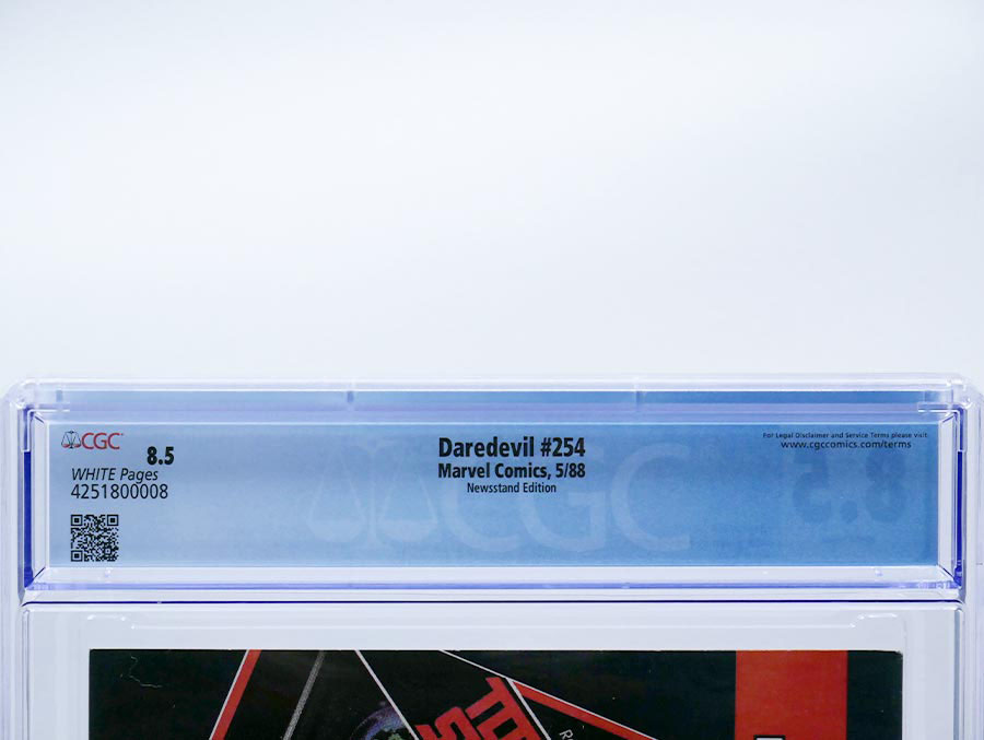 Daredevil #254 Cover B Newsstand Edition CGC 8.5