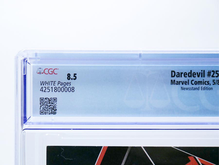 Daredevil #254 Cover B Newsstand Edition CGC 8.5