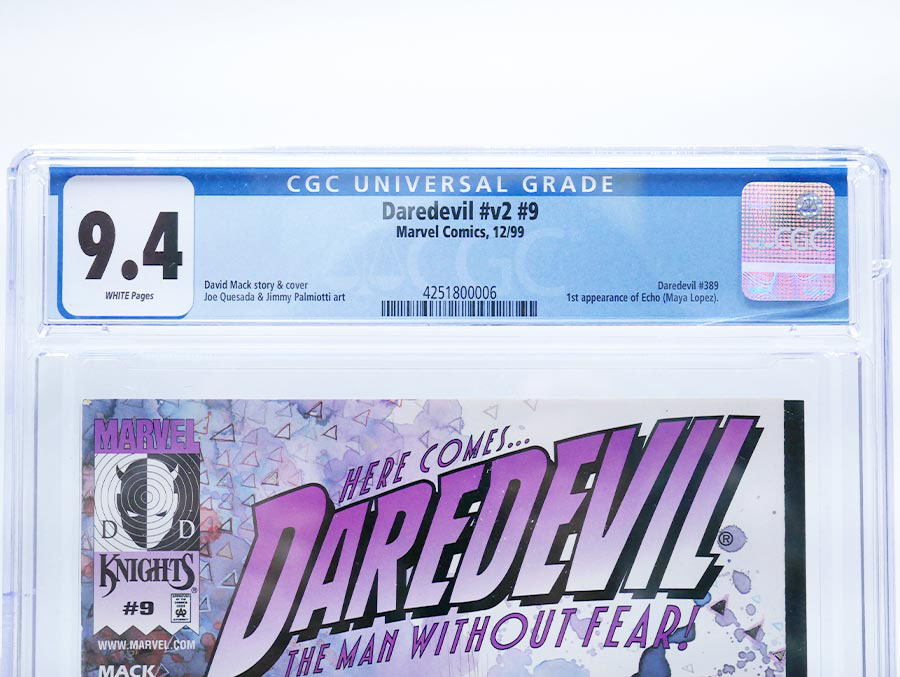 Daredevil Vol 2 #9 Cover B CGC 9.4