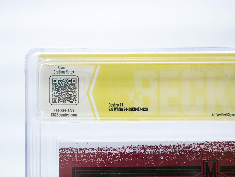 Destro #1 Cover O Camron Johnson Variant Signed by Camron Johnson CBCS 9.6