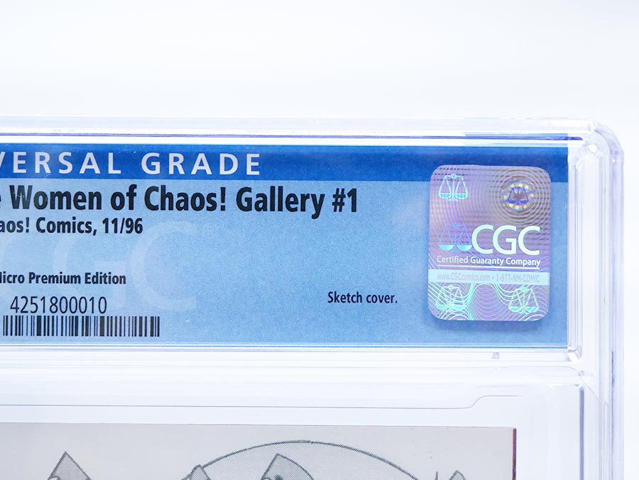 Lady Death And The Women of Chaos! Gallery #1 Cover B Micro Premium Variant  CGC 9.8