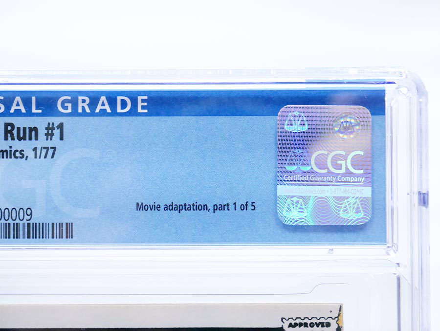 Logans Run #1 Cover B CGC 7.0