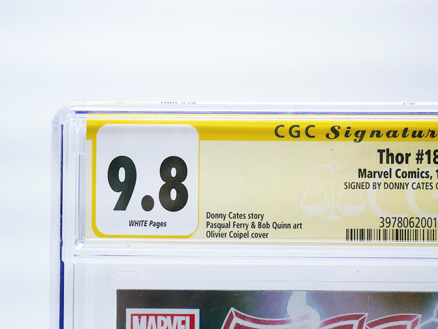 Thor Vol 6 #18 Cover D Regular Olivier Coipel Cover CGC Signature Series 9.8 Signed by Donny Cates