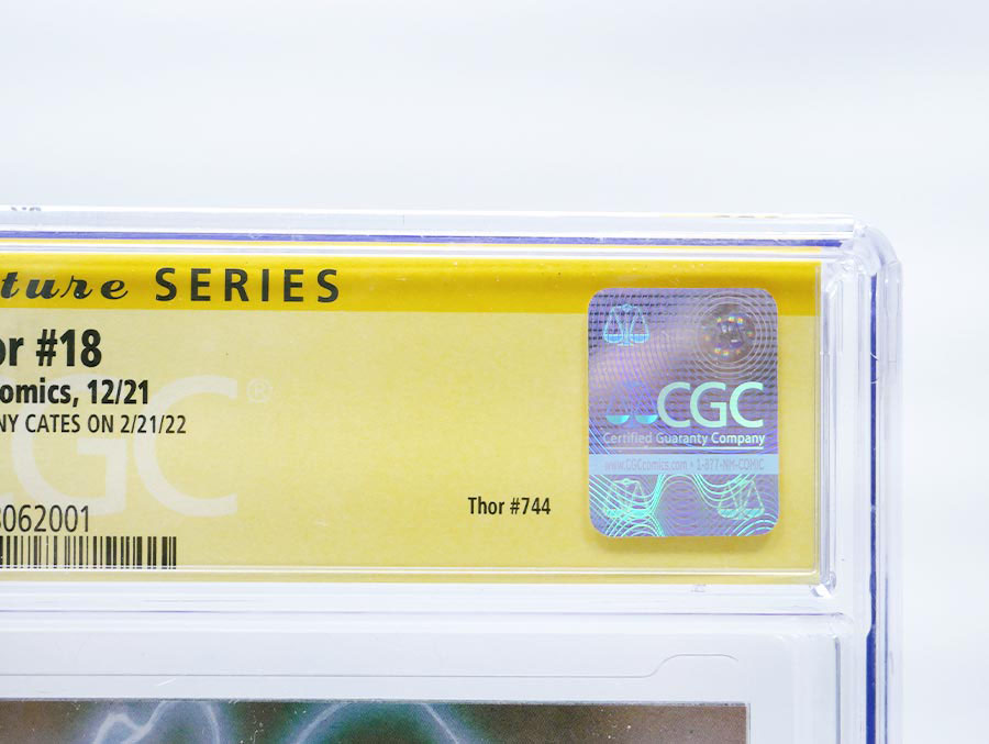 Thor Vol 6 #18 Cover D Regular Olivier Coipel Cover CGC Signature Series 9.8 Signed by Donny Cates