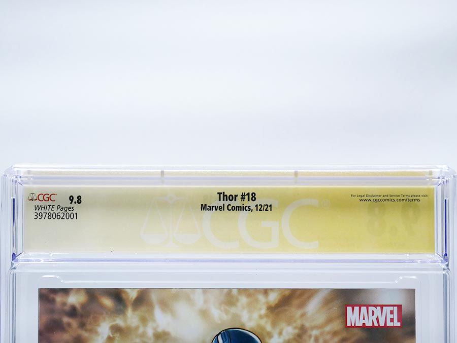 Thor Vol 6 #18 Cover D Regular Olivier Coipel Cover CGC Signature Series 9.8 Signed by Donny Cates