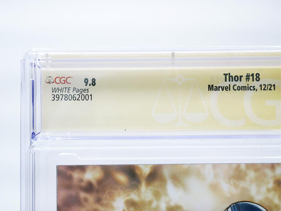 Thor Vol 6 #18 Cover D Regular Olivier Coipel Cover CGC Signature Series 9.8 Signed by Donny Cates