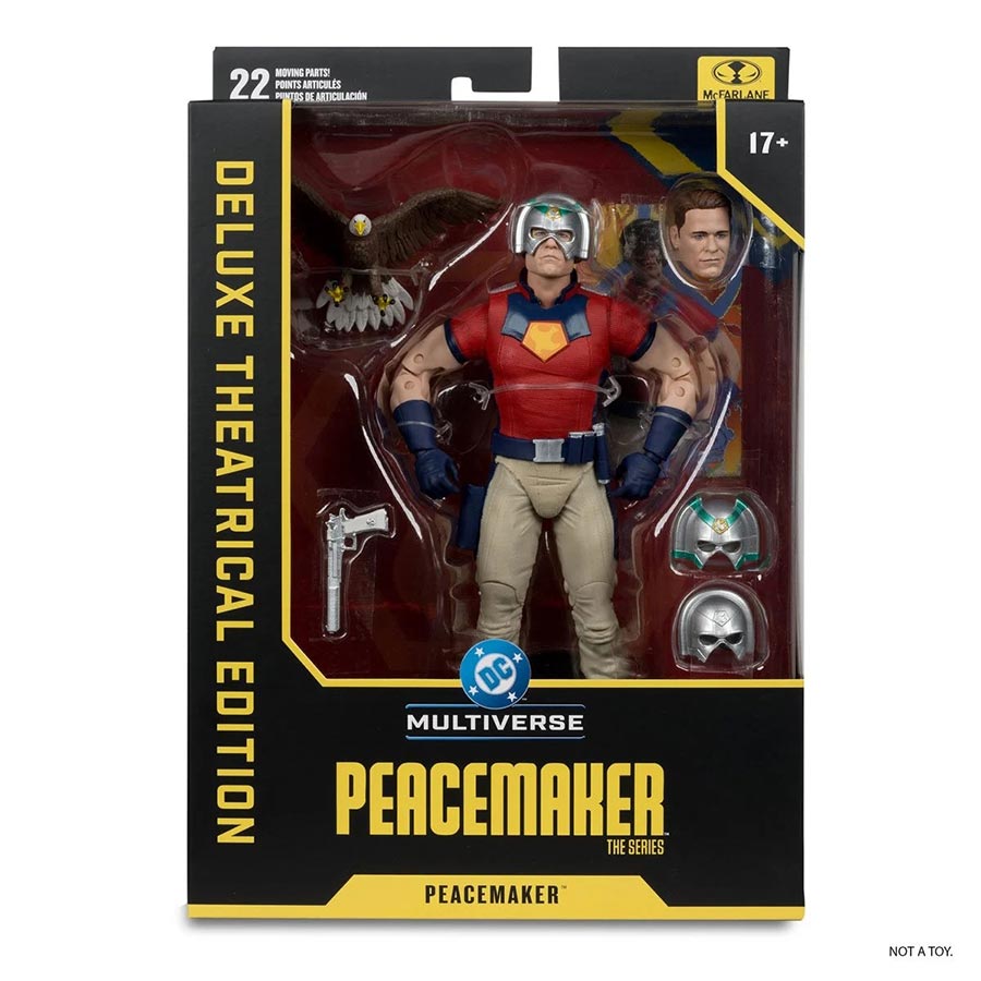 DC McFarlane Multiverse Deluxe Theatrical Edition Peacemaker 7-Inch Action Figure