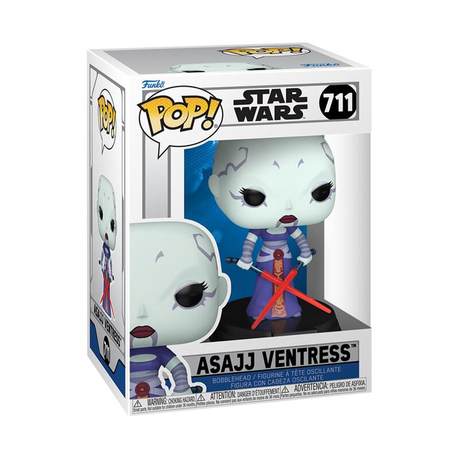 POP Star Wars Clone Wars Asajj Ventress Vinyl Bobble Head