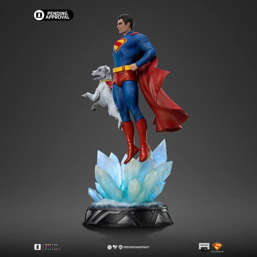 Superman (2025) Superman & Krypto 1/10 Scale Art Statue