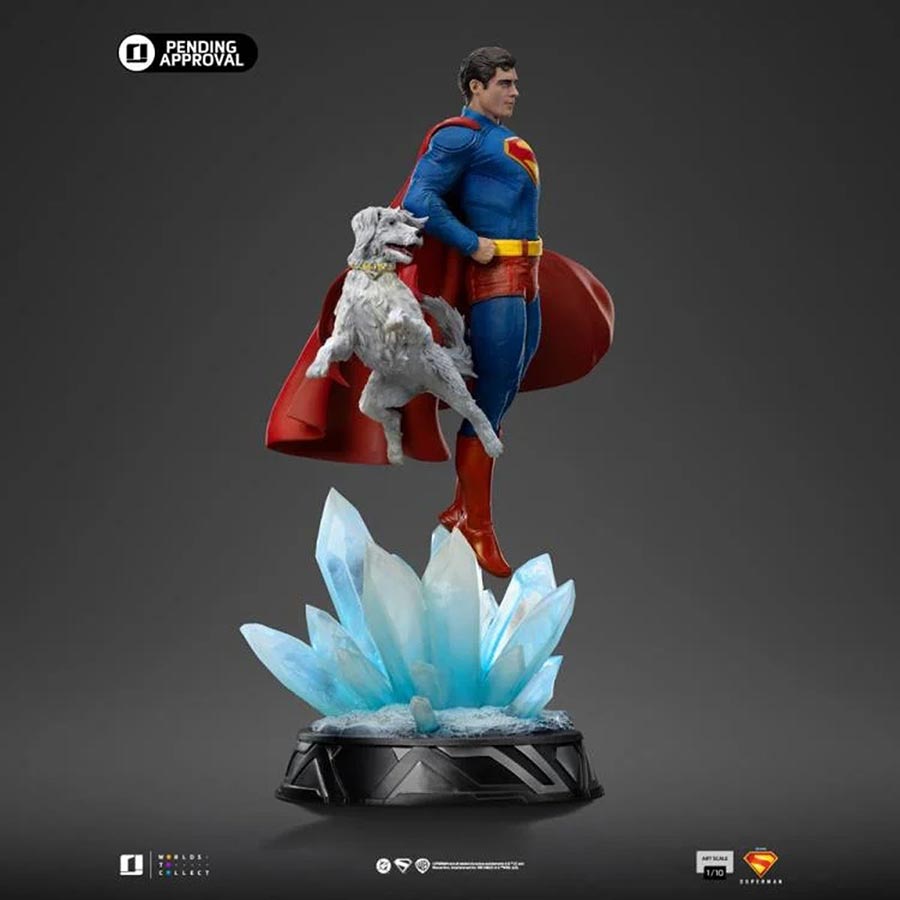 Superman (2025) Superman & Krypto 1/10 Scale Art Statue