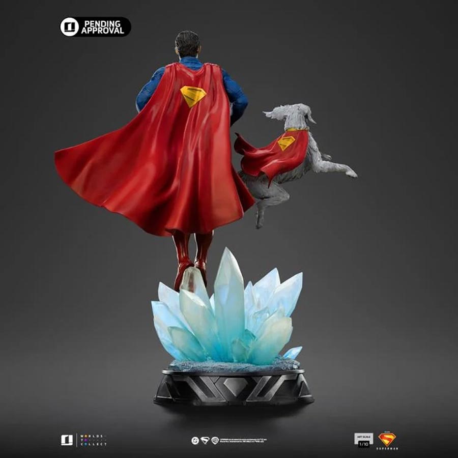 Superman (2025) Superman & Krypto 1/10 Scale Art Statue