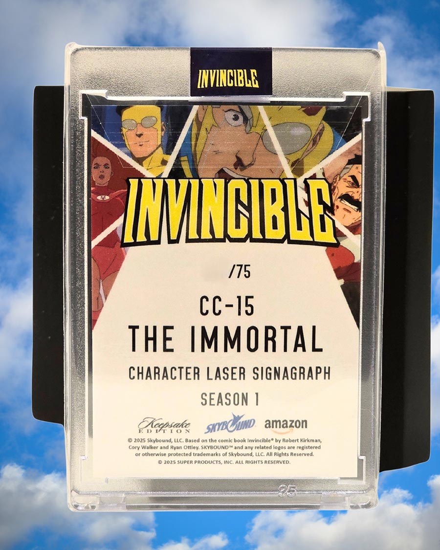 Keepsake Invincible The Immortal Laser Signagraph Card Midtown Comics Exclusive (Friday Card)